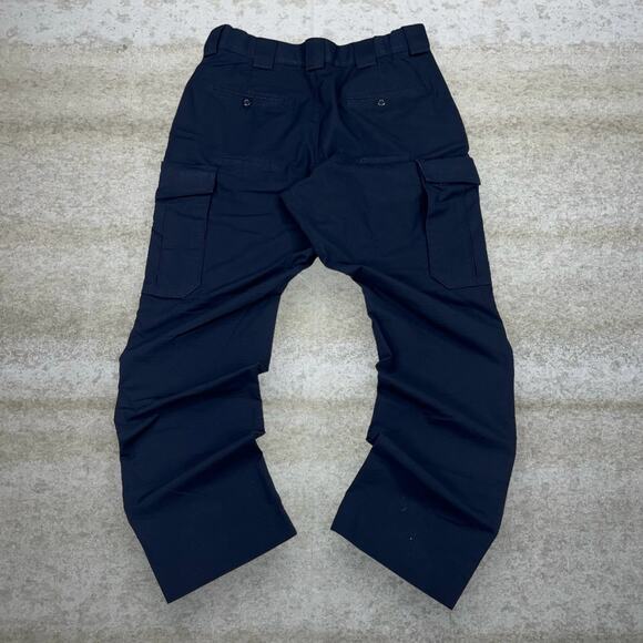 5.11 Tactical Pants Jet Black Cotton Baggy Wide Leg Fit Cargos - Picture 1 of 4